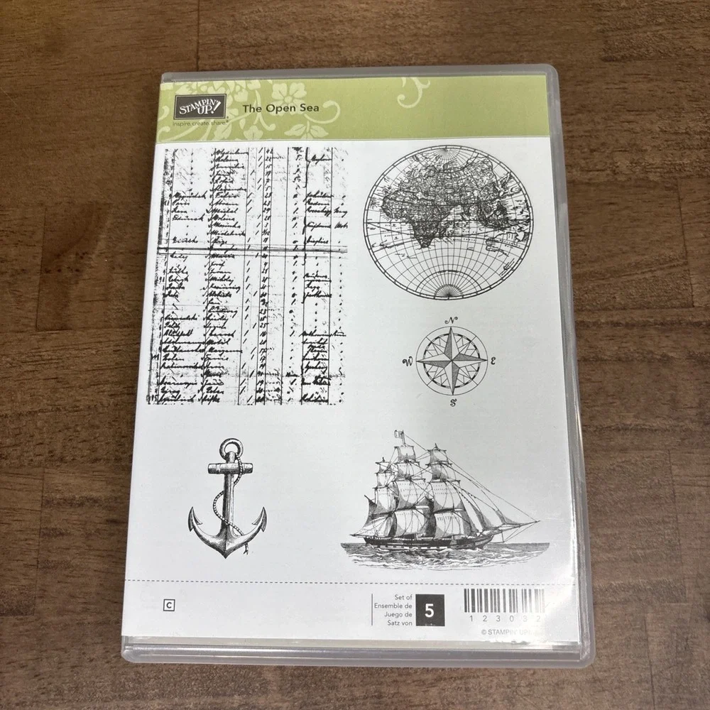 Stampin' Up! The Open Sea Stamp Set Globe Shop Anchor 123032